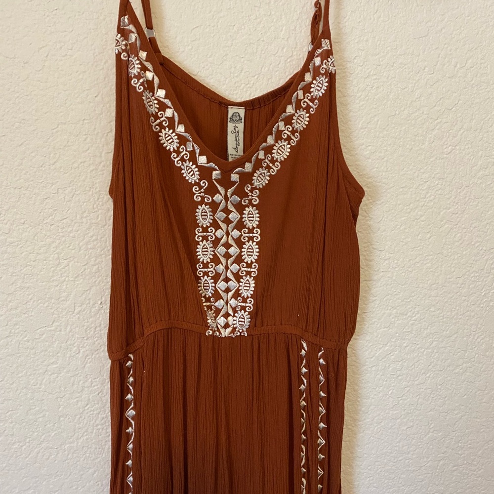 American Rag Rust Jumpsuit - Picture 3 of 6